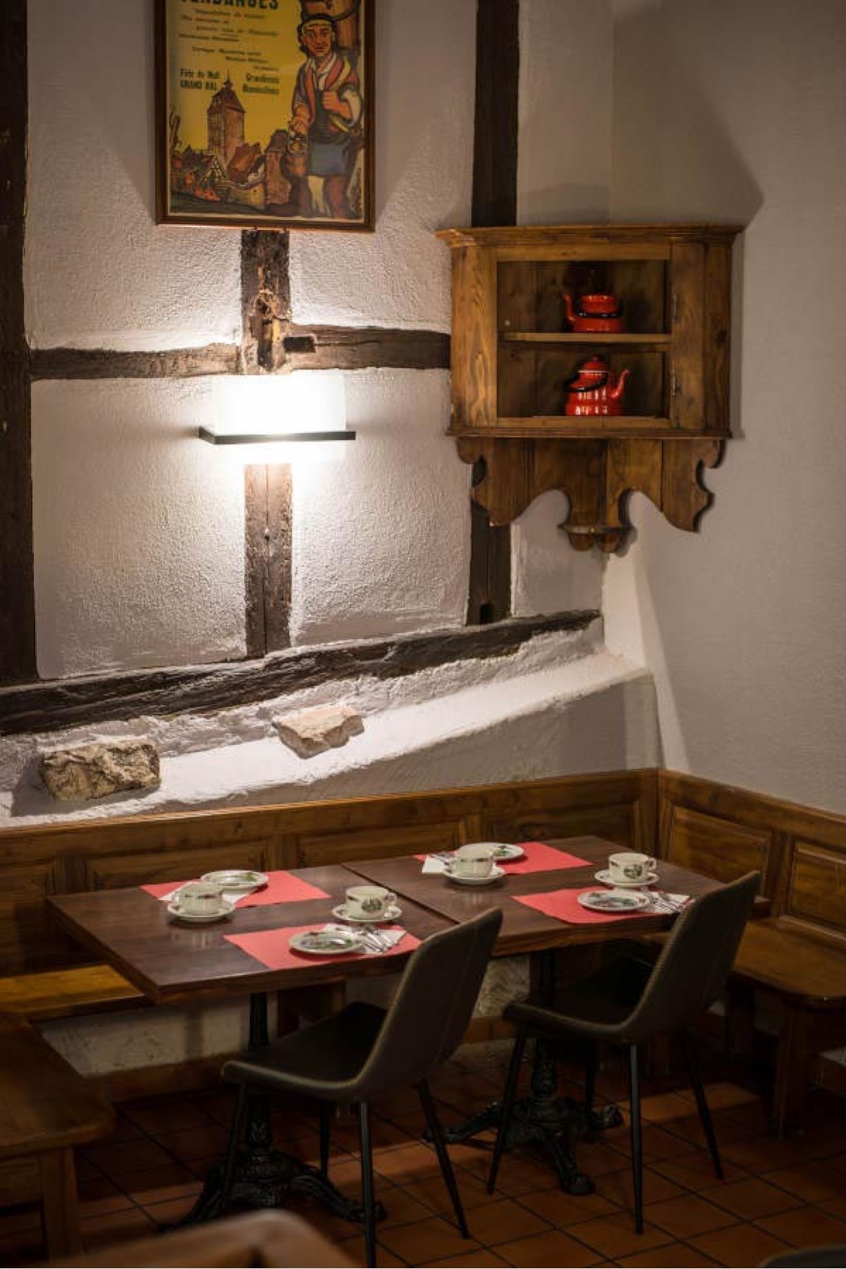 Hotel La Couronne in Riquewihr, ein charmantes Hotel an der Elsässer Weinstraße, im Herzen der Weinberge und eines mittelalterlichen Dorfes.