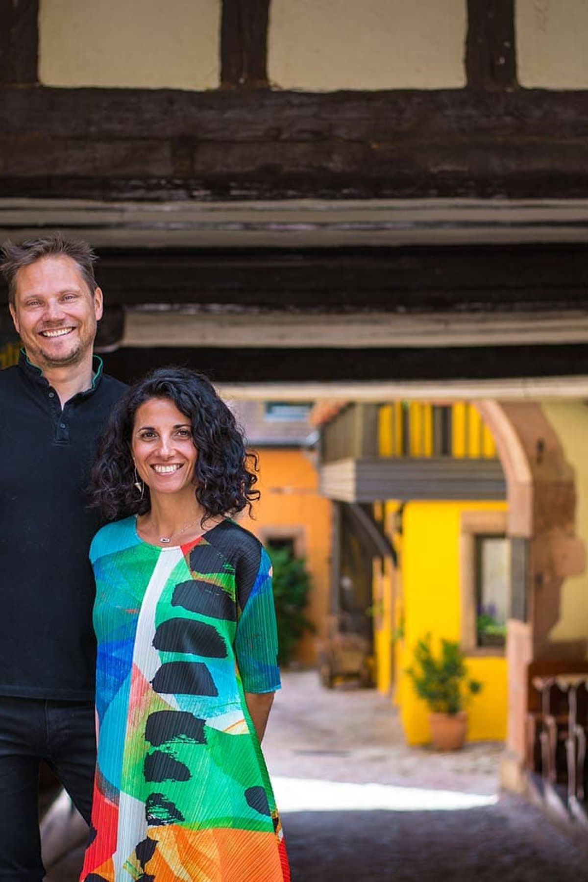 Hotel La Couronne in Riquewihr, ein charmantes Hotel an der Elsässer Weinstraße, im Herzen der Weinberge und eines mittelalterlichen Dorfes.